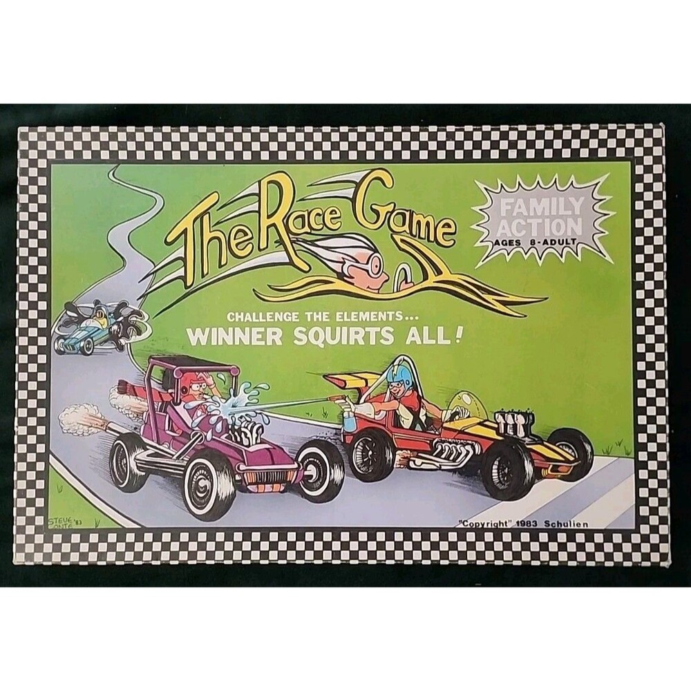 The Race Game 1983 Schulien Games Complete Unused